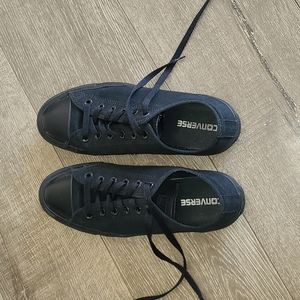 All Black Converse